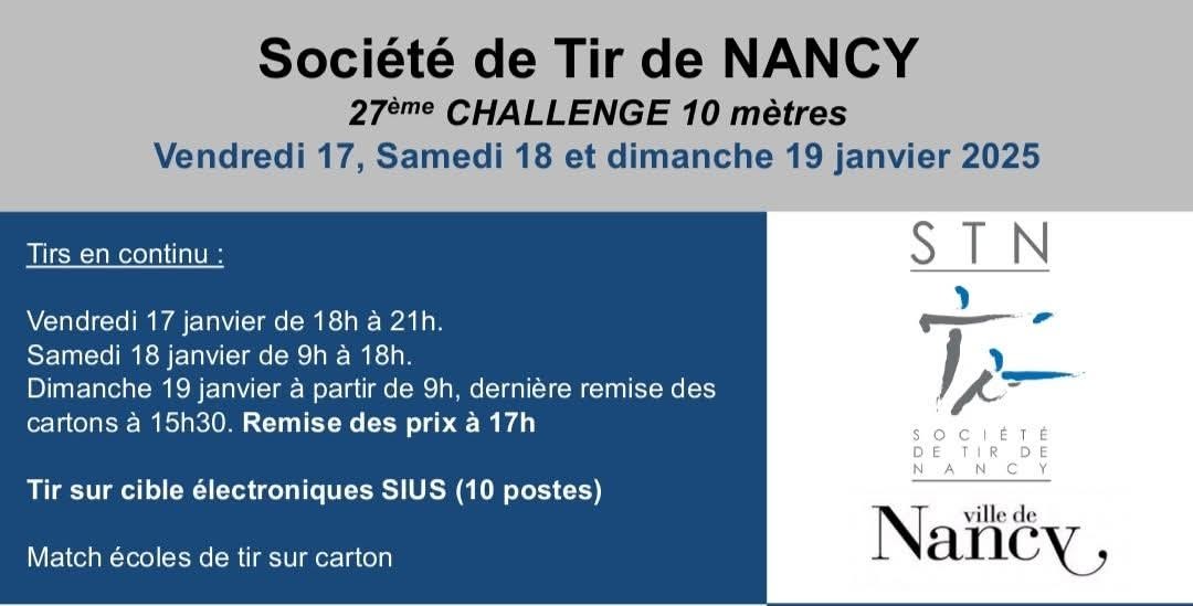 Tir challenge de la ville de nancy 19 01 2025 5 1